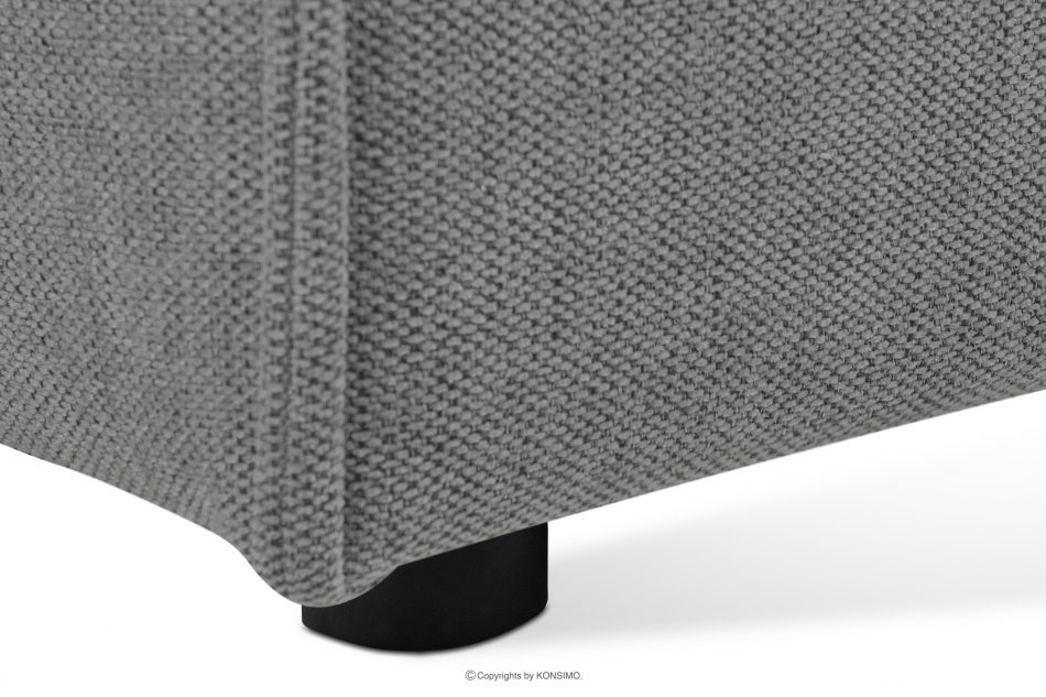 NAPI II Sofa 3 w tkaninie plecionej z funkcją spania siwy siwy - zdjęcie 11