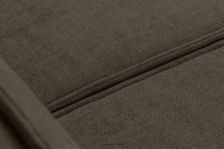 NAPI II Sofa 3 w tkaninie plecionej z funkcją spania chłodny brąz chłodny brąz - zdjęcie 4