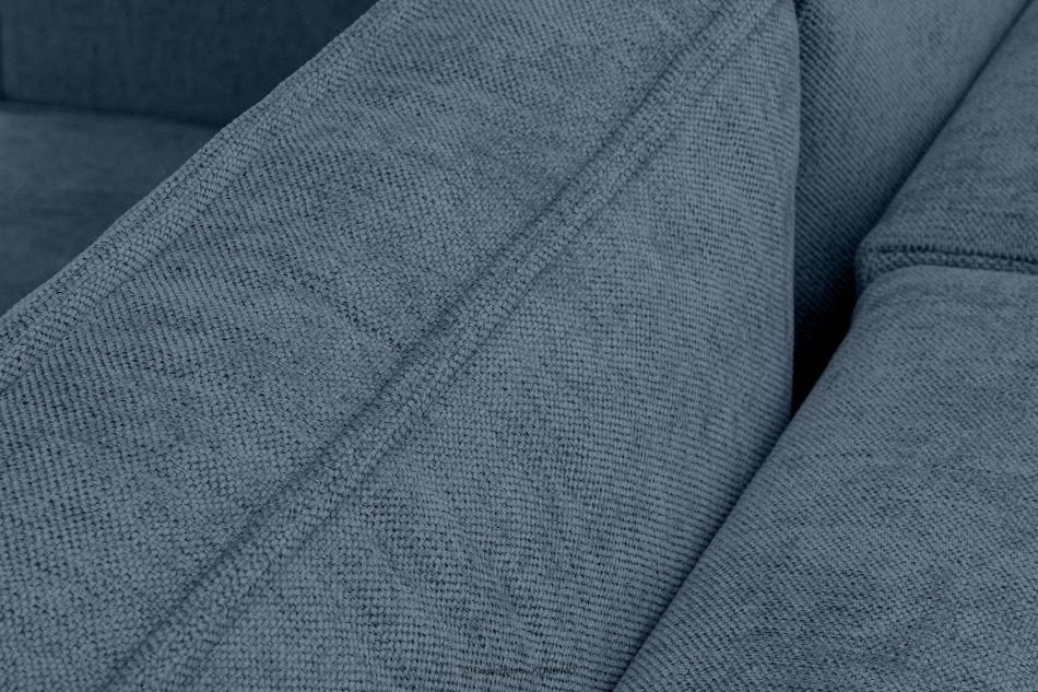 NAPI II Sofa 3 w tkaninie plecionej z funkcją spania jasny niebieski jasny niebieski - zdjęcie 7