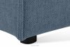 NAPI II Sofa 3 w tkaninie plecionej z funkcją spania jasny niebieski jasny niebieski - zdjęcie 12