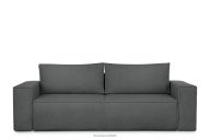 Sofa 3 boucle z funkcją spania grafitowy