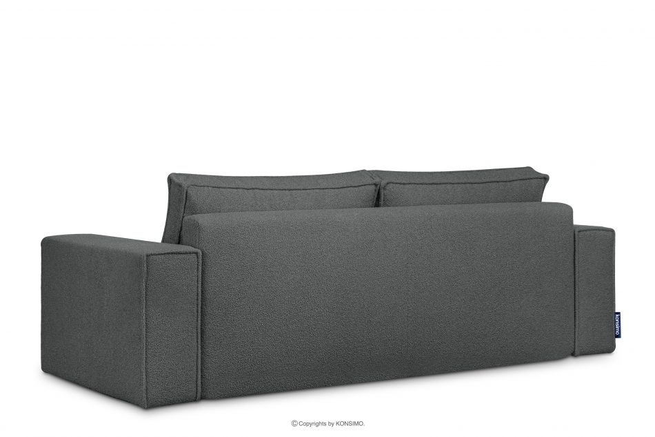 NAPI II Sofa 3 boucle z funkcją spania grafitowy grafitowy - zdjęcie 3