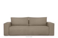 Sofa 3 boucle z funkcją spania ciemny beżowy
