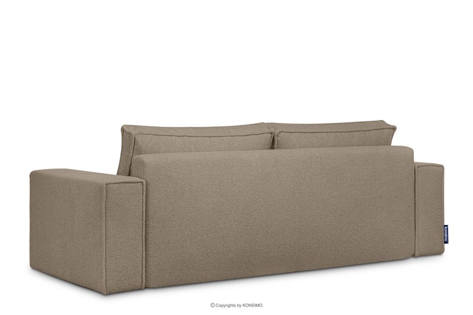 NAPI II Sofa 3 boucle z funkcją spania ciemny beżowy ciemny beżowy - zdjęcie 3