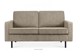 INVIA, https://konsimo.pl/kolekcja/invia/ Sofa loftowa sztruks 2 osobowa jasny beżowy jasny beżowy - zdjęcie