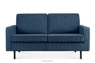 Sofa loftowa sztruks 2 osobowa granatowy