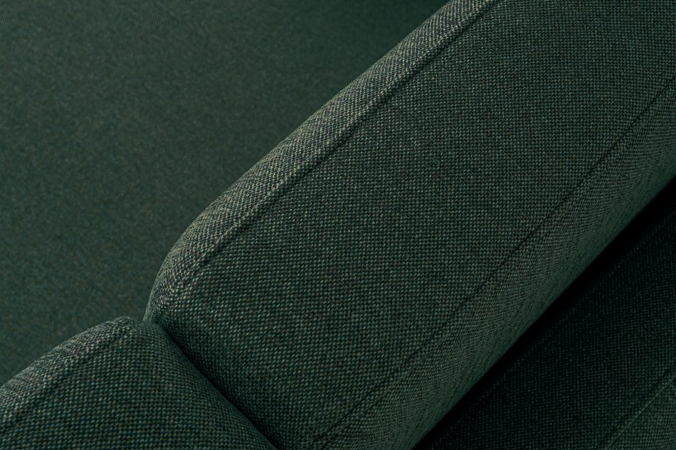 TAGIO II Skandynawska sofa 2 osobowa z pikowaniem w tkaninie plecionej morski/beżowy morski/beżowy - zdjęcie 5