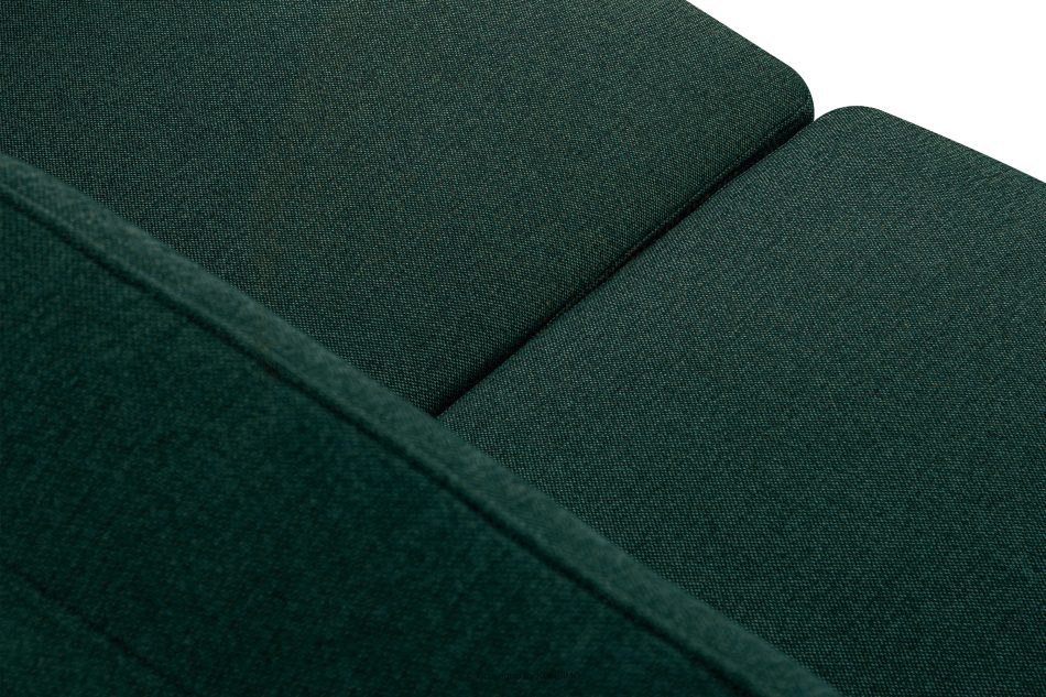TAGIO II Skandynawska sofa 2 osobowa z pikowaniem w tkaninie plecionej morski/beżowy morski/beżowy - zdjęcie 8