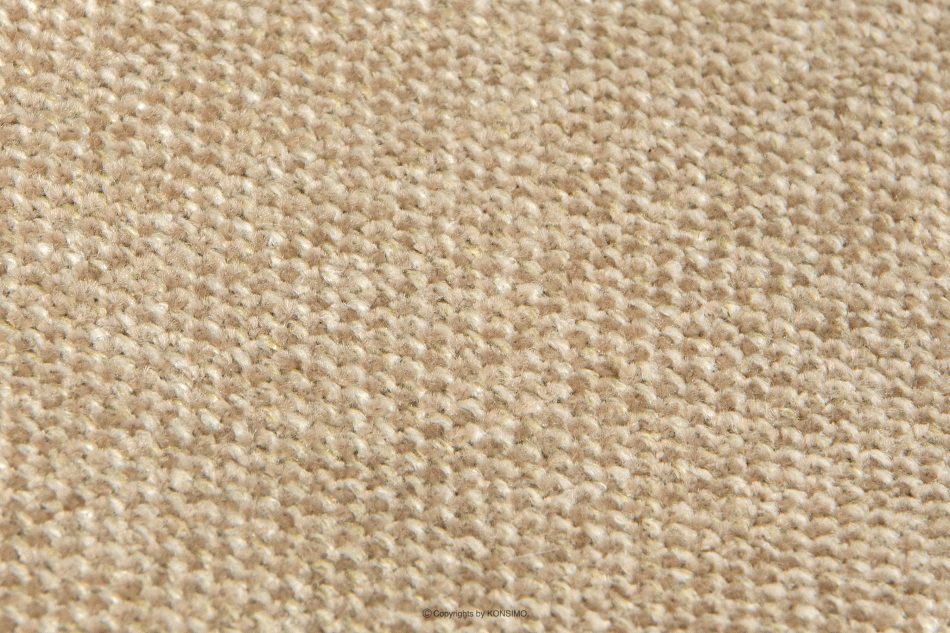 TAGIO II Skandynawska sofa 2 osobowa z pikowaniem w tkaninie plecionej kremowy kremowy - zdjęcie 7