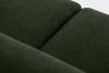 TERSO Sofa dwuosobowa do salonu w tkaninie plecionej zielony zielony - zdjęcie 6