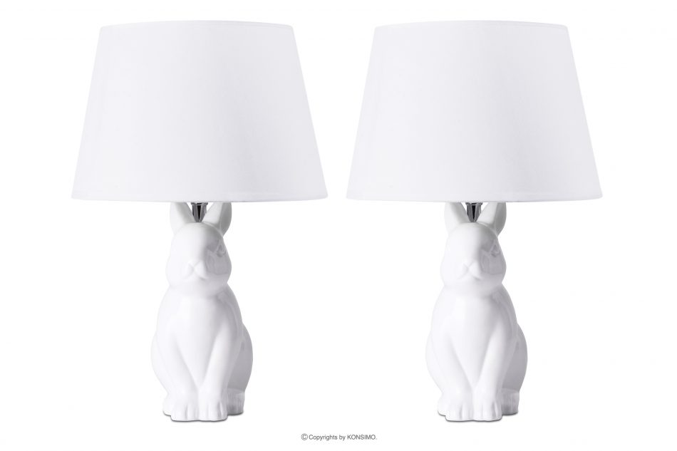 LEPUS Lampa stołowa królik 2szt biały - zdjęcie 2