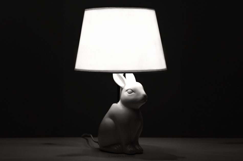 LEPUS Lampa stołowa królik 2szt biały - zdjęcie 7