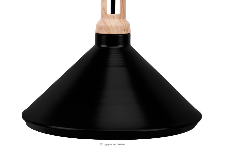 TRIAN Skandynawska lampa wisząca czarna 2szt czarny - zdjęcie 2