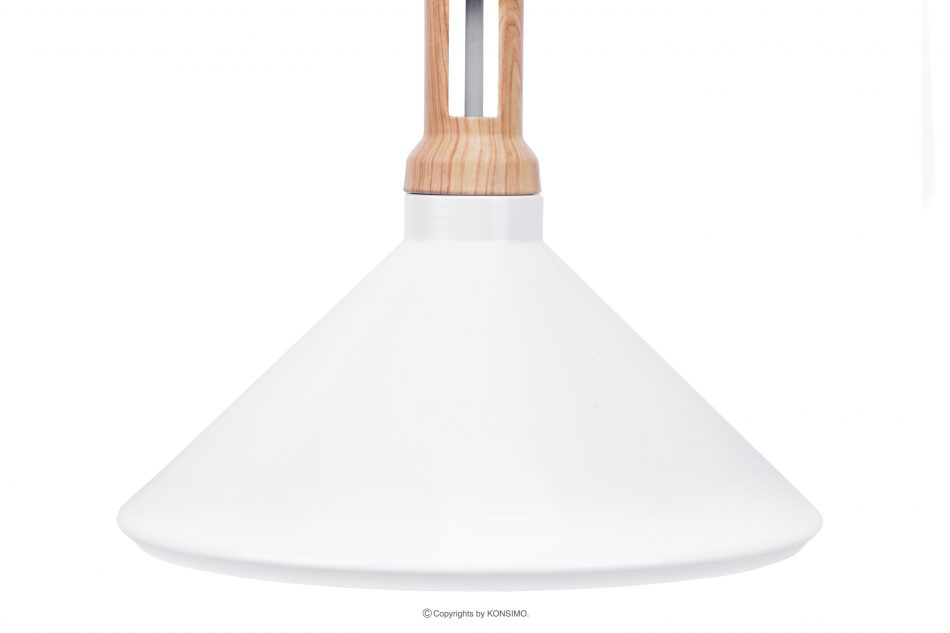 TRIAN Skandynawska lampa wisząca biała 2szt biały - zdjęcie 1