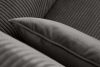 STRALIS Fotel uszak w tkaninie sztruks z poduszką welur stalowy stalowy - zdjęcie 8