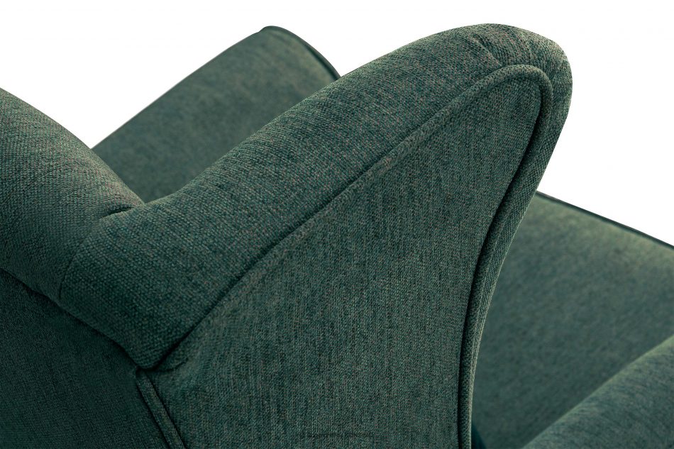 STRALIS Fotel uszak do sypialni tkanina pleciona morski/beżowy morski/beżowy - zdjęcie 6