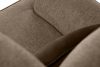 STRALIS Fotel uszak do sypialni tkanina pleciona brązowy brązowy - zdjęcie 8