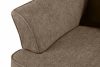 STRALIS Fotel uszak do sypialni tkanina pleciona brązowy brązowy - zdjęcie 9