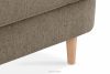 STRALIS Fotel uszak do sypialni tkanina pleciona jasny brązowy jasny brązowy - zdjęcie 6