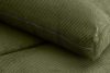 RUVIS Sofa sztruksowa rozkładana trzyosobowa khaki khaki - zdjęcie 8