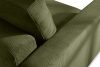 RUVIS Sofa sztruksowa rozkładana trzyosobowa khaki khaki - zdjęcie 9