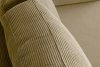 RUVIS Sofa sztruksowa rozkładana trzyosobowa jasny beżowy jasny beżowy - zdjęcie 7