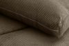 RUVIS Sofa sztruksowa rozkładana trzyosobowa brązowy brązowy - zdjęcie 8