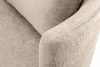 RAGGI Fotel obrotowy w tkaninie szenil siwy siwy - zdjęcie 7