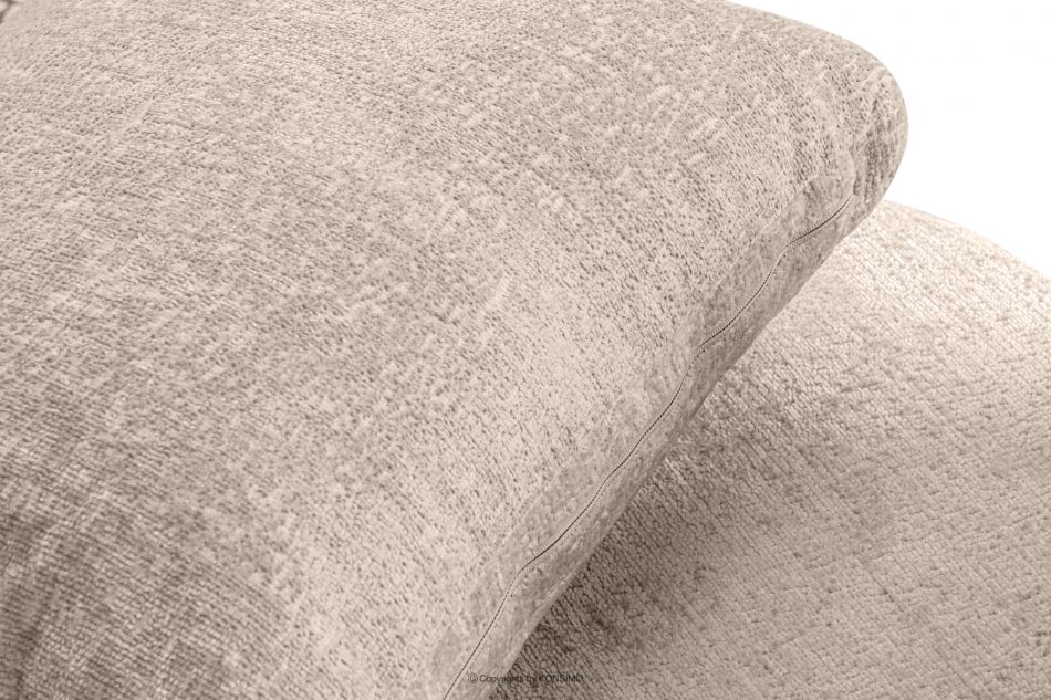 RAGGI Fotel obrotowy w tkaninie szenil siwy siwy - zdjęcie 8