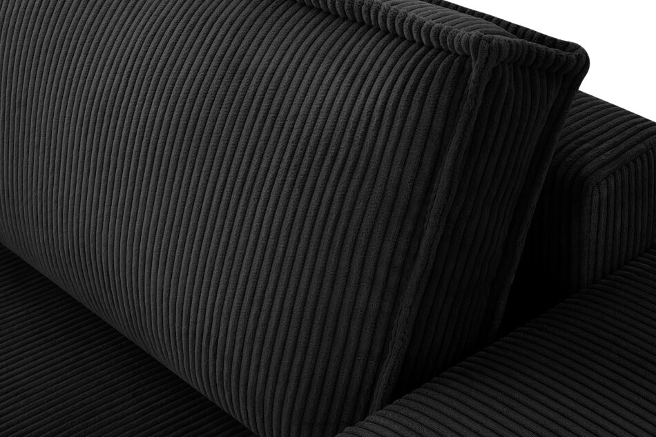 NAPI Sofa 3 rozkładana sztruks czarny czarny - zdjęcie 7