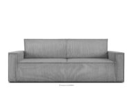 Sofa 3 rozkładana sztruks jasnoszara