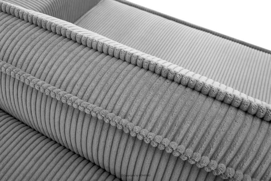 NAPI Sofa 3 rozkładana sztruks jasnoszara jasny szary - zdjęcie 6
