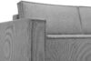 NAPI Sofa 3 rozkładana sztruks jasnoszara jasny szary - zdjęcie 9