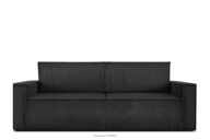 Sofa 3 rozkładana sztruks ciemnoszara