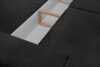 NAPI Sofa 3 rozkładana sztruks ciemnoszara ciemny szary - zdjęcie 11