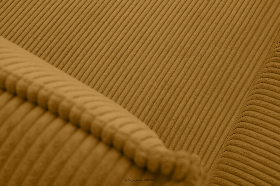 NAPI Sofa 3 rozkładana sztruks żółta żółty - zdjęcie 9