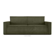 Sofa 3 rozkładana sztruks oliwkowy