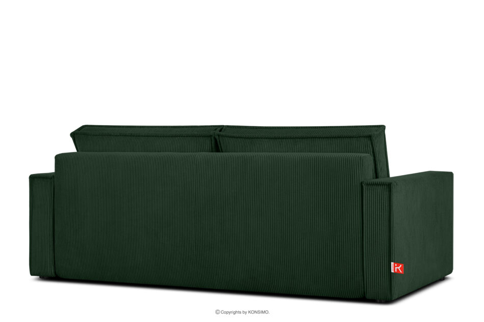 NAPI Sofa 3 rozkładana sztruks ciemnozielona ciemny zielony - zdjęcie 4