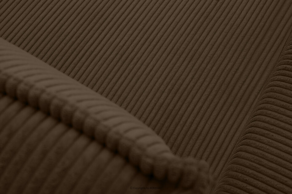 NAPI Sofa 3 rozkładana sztruks ciemny brązowy ciemny brązowy - zdjęcie 9