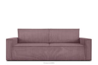 Sofa 3 rozkładana sztruks jasny fioletowy