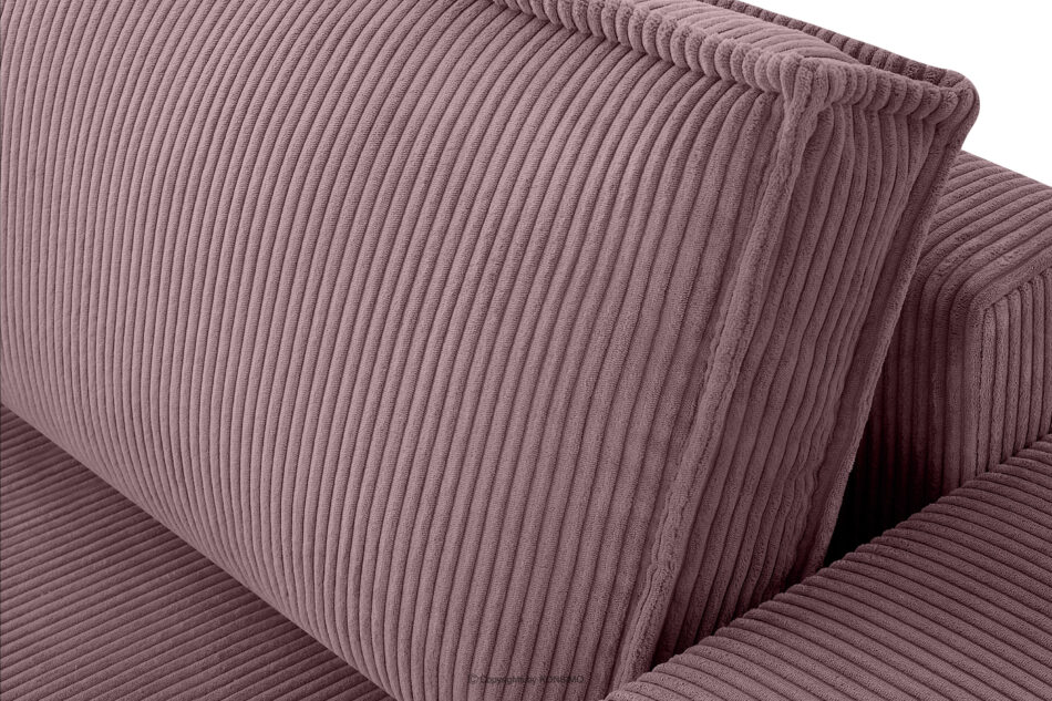 NAPI Sofa 3 rozkładana sztruks jasny fioletowy jasny fioletowy - zdjęcie 7