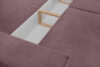NAPI Sofa 3 rozkładana sztruks jasny fioletowy jasny fioletowy - zdjęcie 11