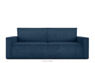 Sofa 3 rozkładana sztruks granatowy