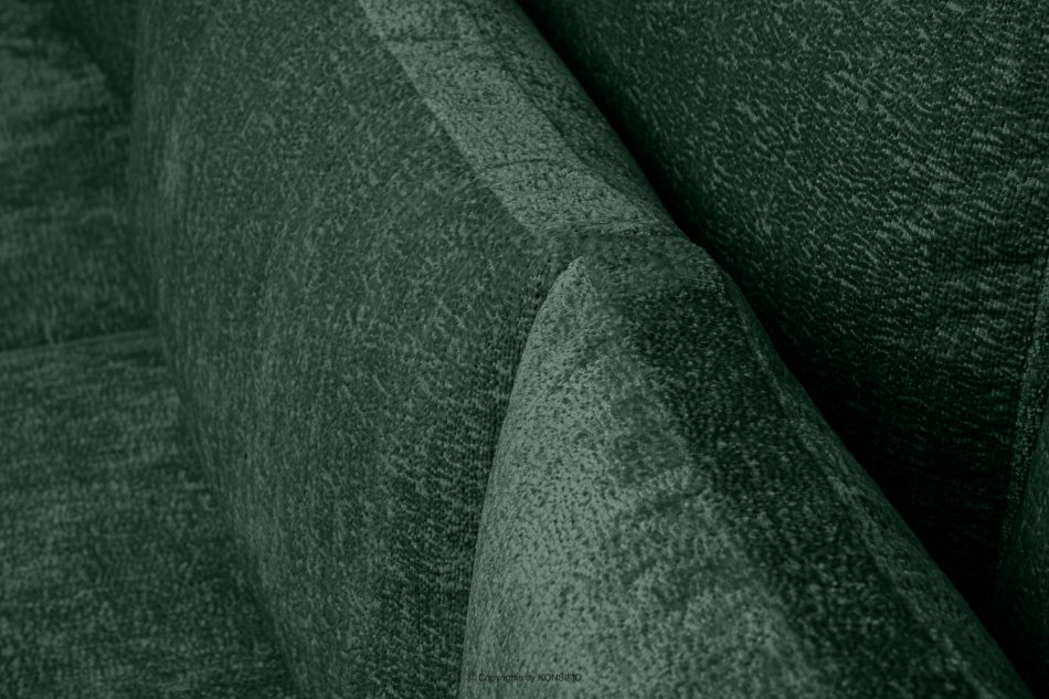 BRENTIS Duży narożnik tkanina szenil zielony lewy zielony - zdjęcie 7
