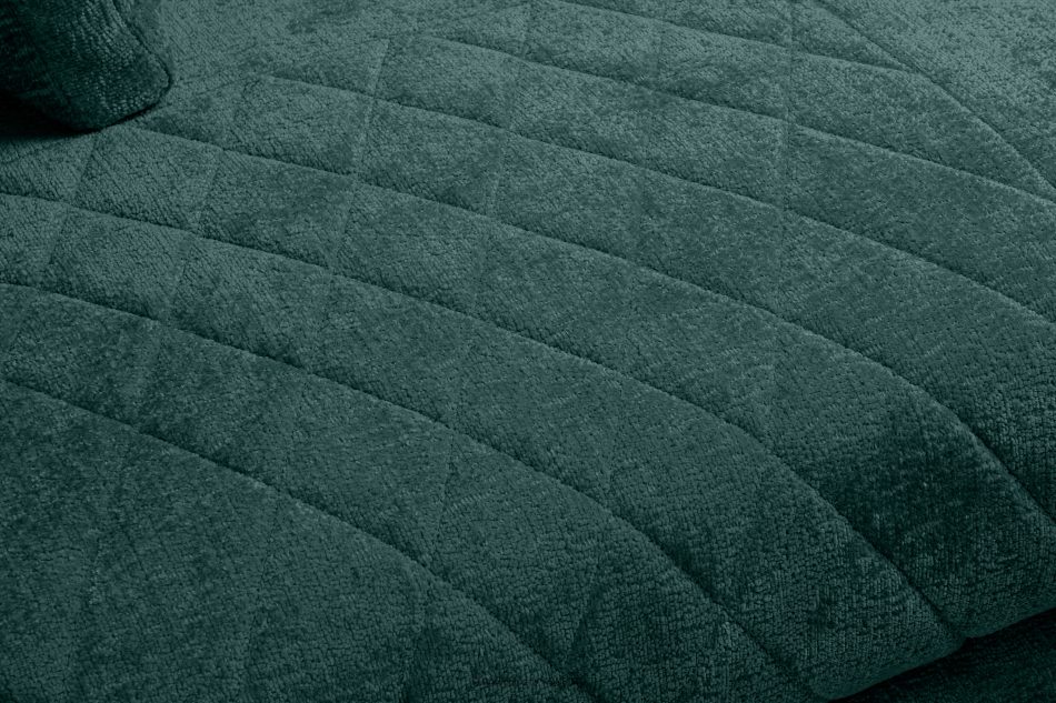 BRENTIS Duży narożnik tkanina szenil morski lewy morski - zdjęcie 5