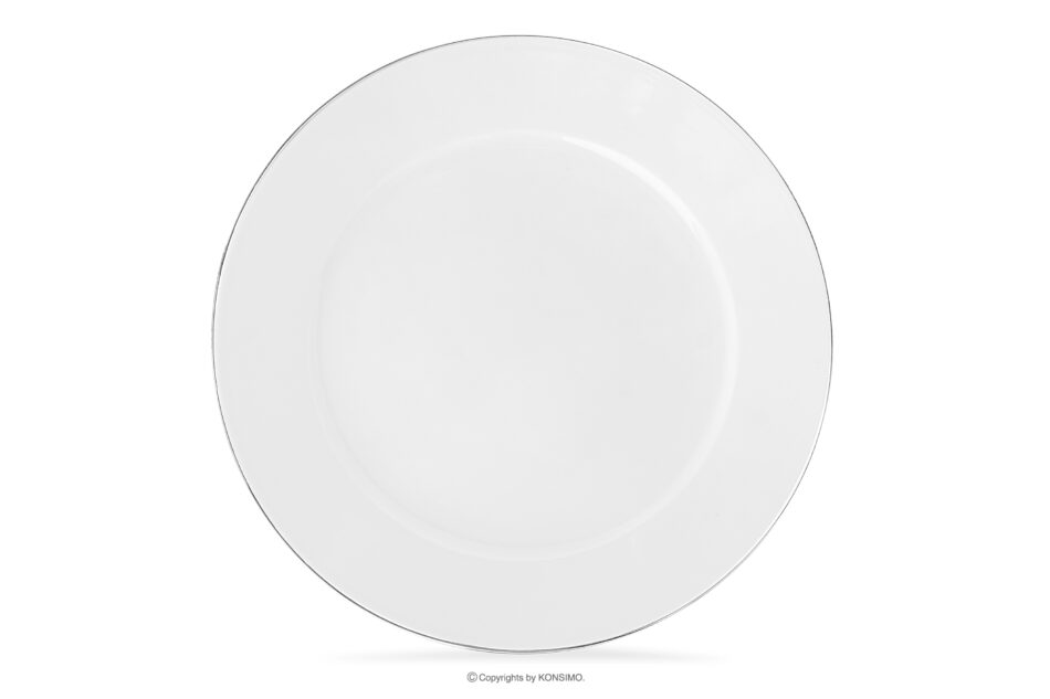 MUSCARI Elegancki talerz obiadowy platynowa linia platynowa linia - zdjęcie 2