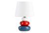 SALU Nowoczesna lampka nocna kolorowa granatowy/czerwony/biały - zdjęcie 1