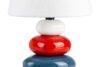SALU Nowoczesna lampka nocna kolorowa granatowy/czerwony/biały - zdjęcie 4