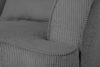 STRALIS Fotel uszak sztruks na drewnianych nóżkach popielaty popielaty - zdjęcie 7