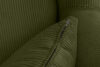 STRALIS Fotel uszak sztruks na drewnianych nóżkach zielony zielony - zdjęcie 10